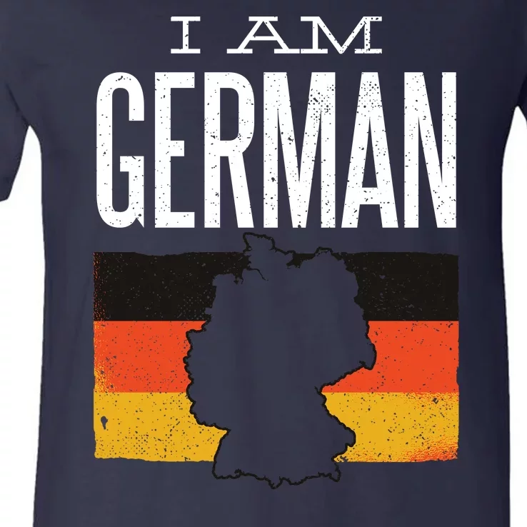 I Am German V-Neck T-Shirt