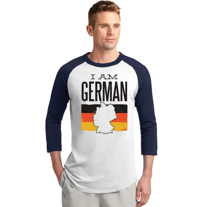 I Am German Baseball Sleeve Shirt