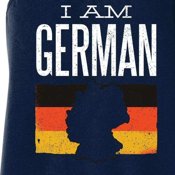 I Am German Women's Racerback Tank