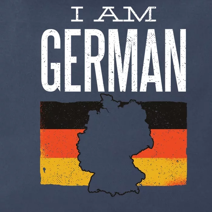 I Am German Zip Tote Bag