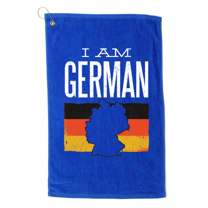 I Am German Platinum Collection Golf Towel