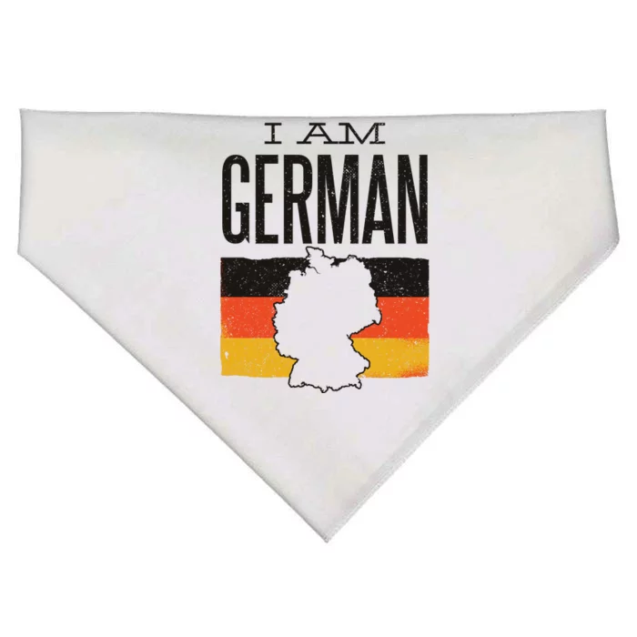 I Am German USA-Made Doggie Bandana