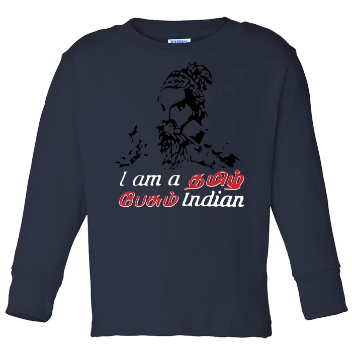 I Am Indian Theriyathu Poda Tamil Nadu Toddler Long Sleeve Shirt