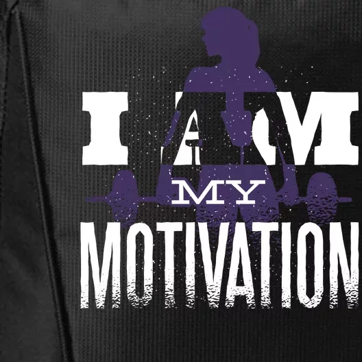 I Am My Motivation Gym Exercise Workout City Backpack