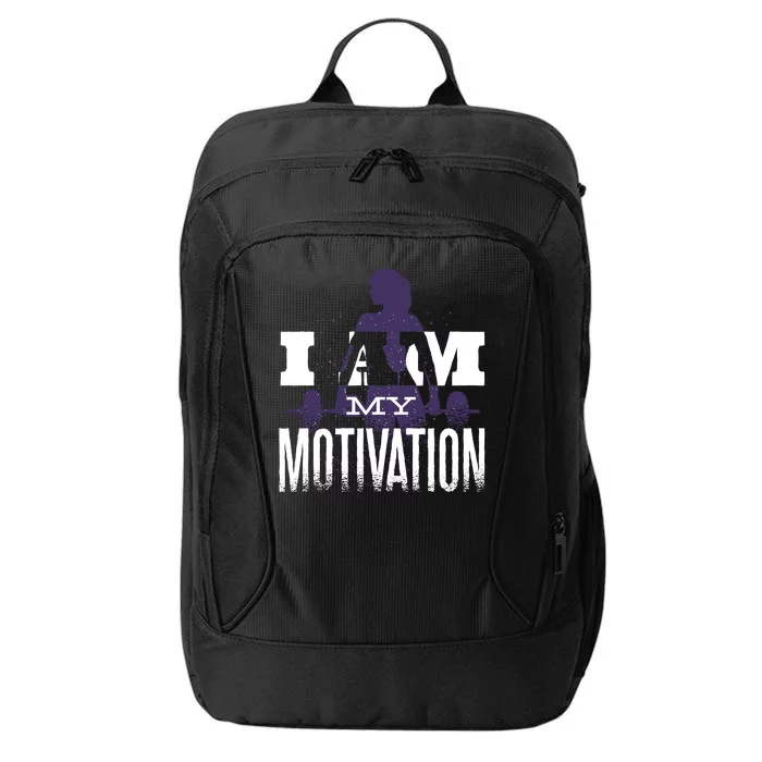 I Am My Motivation Gym Exercise Workout City Backpack