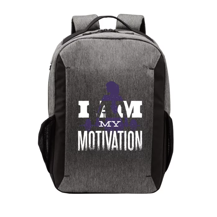 I Am My Motivation Gym Exercise Workout Vector Backpack