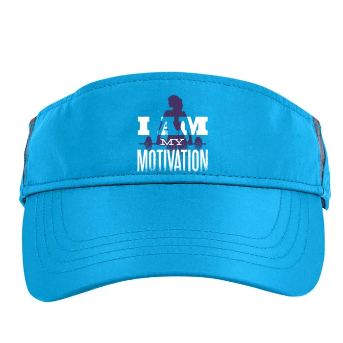 I Am My Motivation Gym Exercise Workout Adult Drive Performance Visor