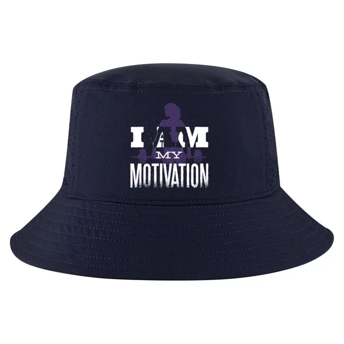 I Am My Motivation Gym Exercise Workout Cool Comfort Performance Bucket Hat