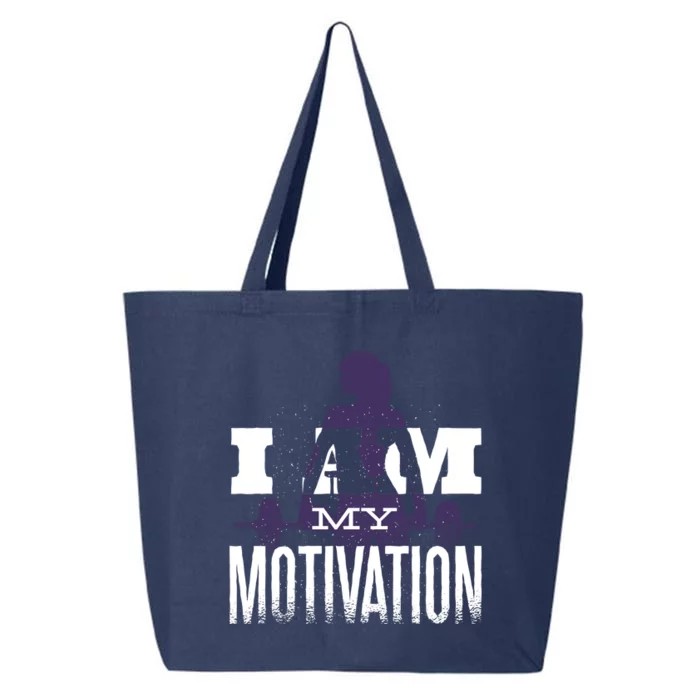 I Am My Motivation Gym Exercise Workout 25L Jumbo Tote