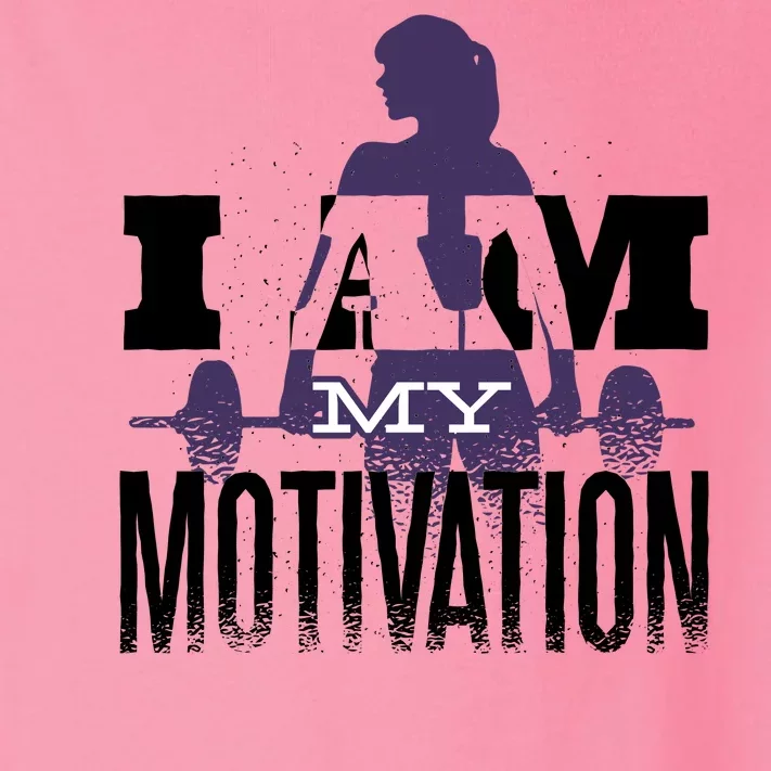 I Am My Motivation Gym Exercise Workout Toddler Long Sleeve Shirt