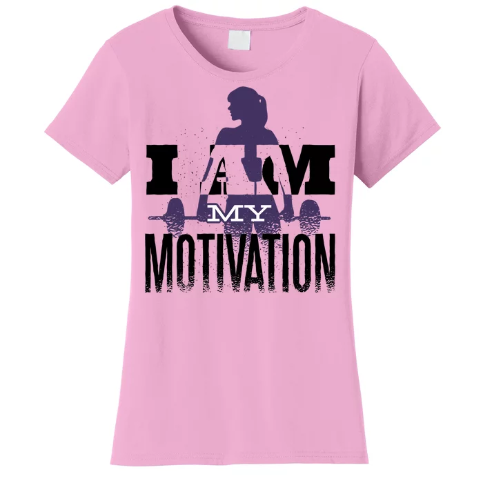 I Am My Motivation Gym Exercise Workout Women's T-Shirt