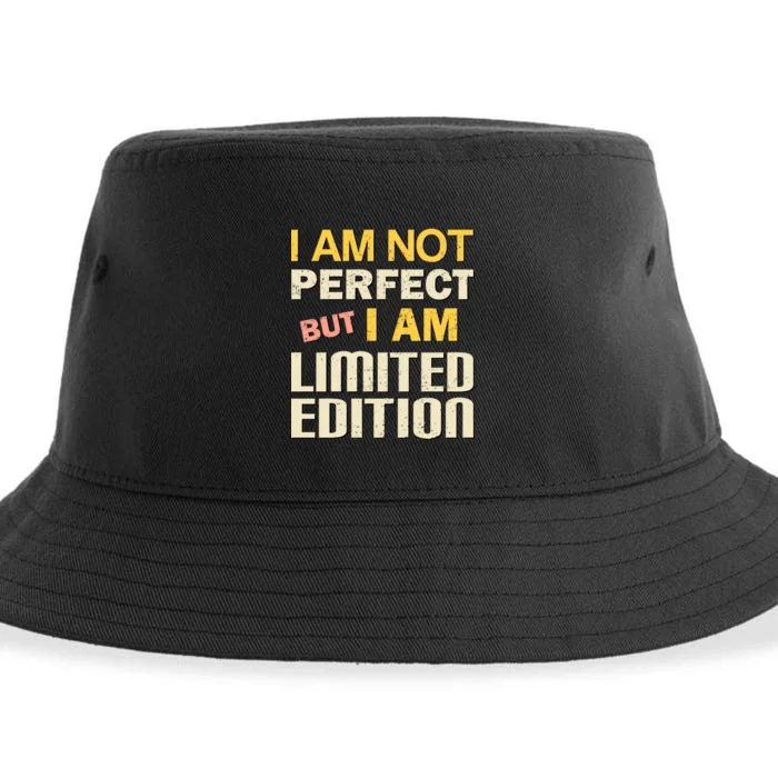 I Am Not Perfect But Limited Edition Sustainable Bucket Hat