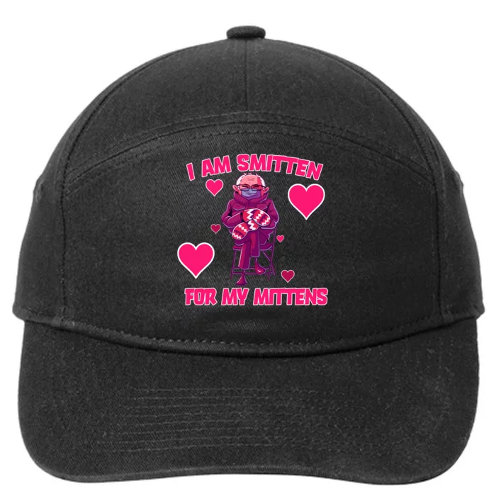 I Am Smitten For My Mittens Bernie Sanders 7-Panel Snapback Hat