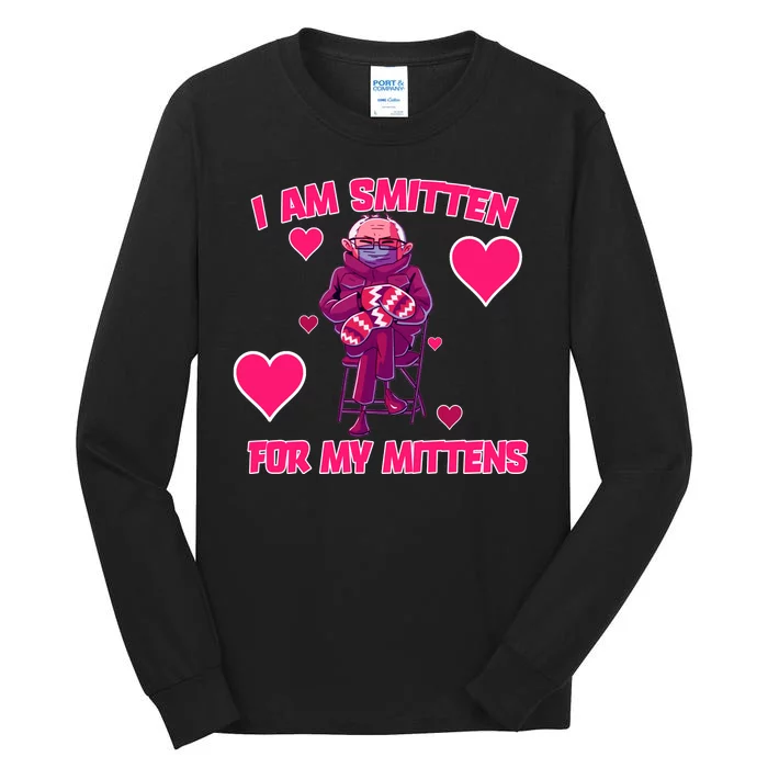 I Am Smitten For My Mittens Bernie Sanders Tall Long Sleeve T-Shirt