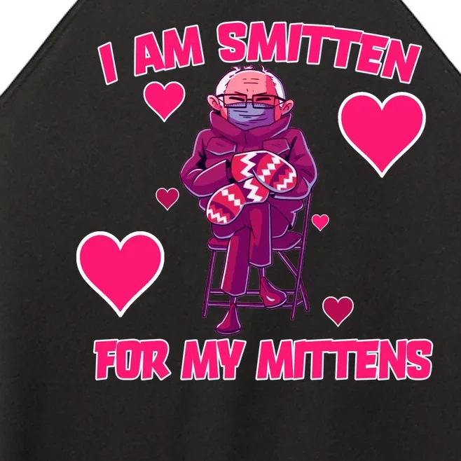 I Am Smitten For My Mittens Bernie Sanders Women’s Perfect Tri Rocker Tank