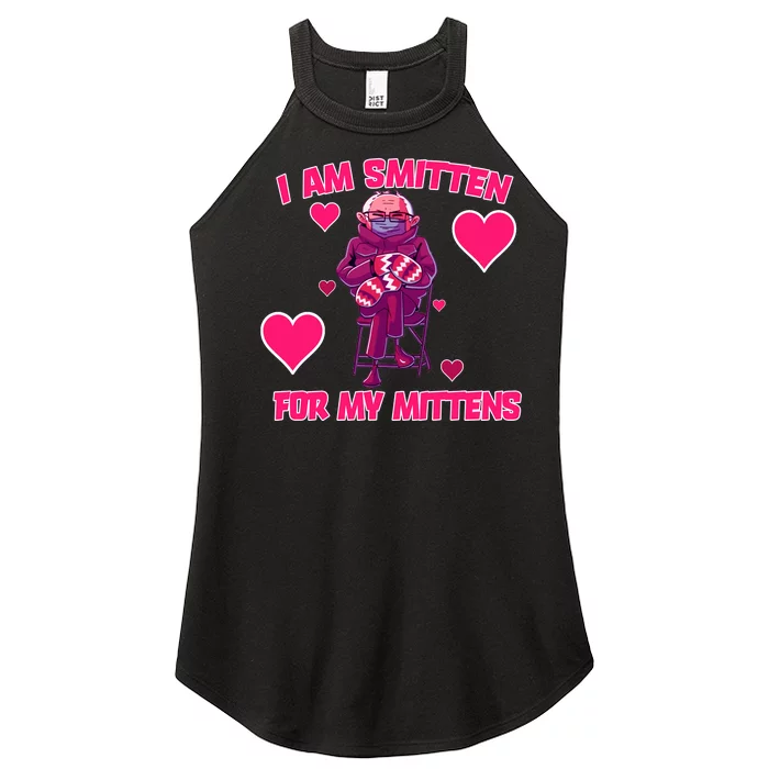 I Am Smitten For My Mittens Bernie Sanders Women’s Perfect Tri Rocker Tank