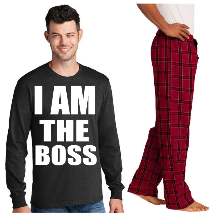 I Am The Boss Long Sleeve Pajama Set