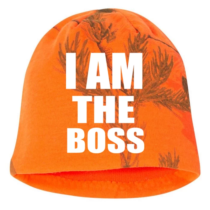 I Am The Boss Kati - Camo Knit Beanie