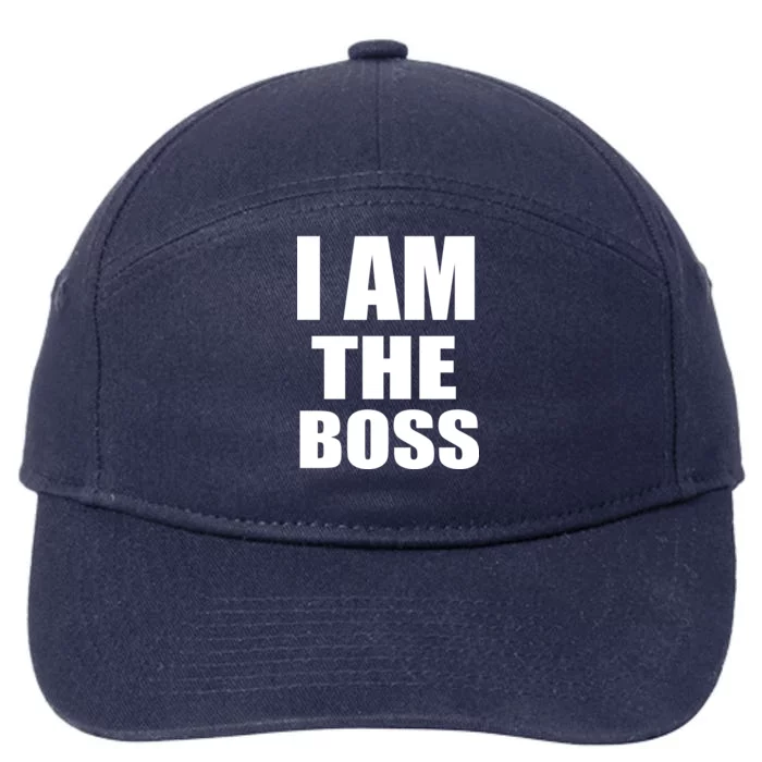 I Am The Boss 7-Panel Snapback Hat