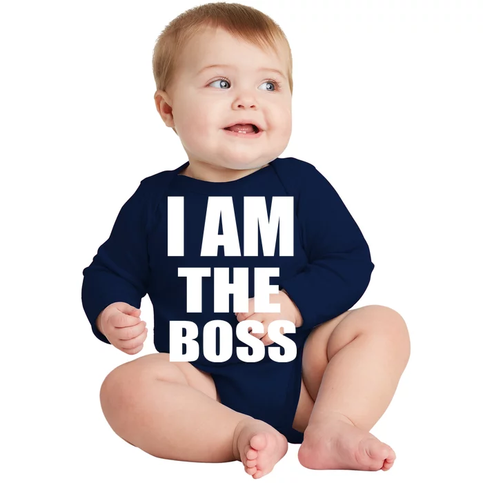 I Am The Boss Baby Long Sleeve Bodysuit