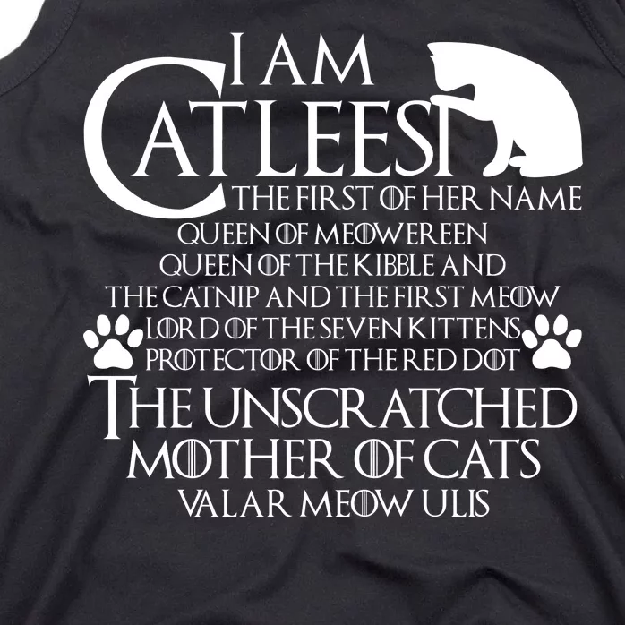 I Am The Catleesi Mother Of Cats Tank Top