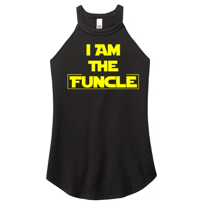 I Am The Funcle Fun Uncle Women’s Perfect Tri Rocker Tank