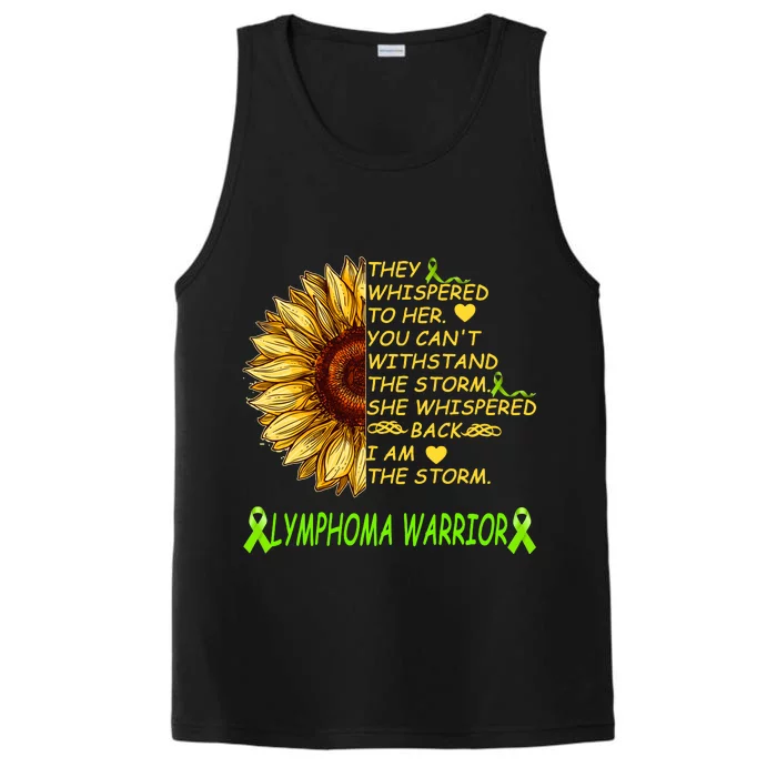 I Am The Storm Lymphoma Warrior Performance Tank