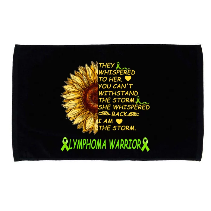 I Am The Storm Lymphoma Warrior Microfiber Hand Towel