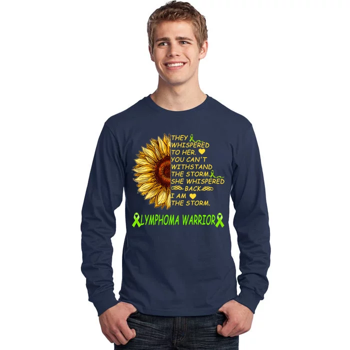 I Am The Storm Lymphoma Warrior Tall Long Sleeve T-Shirt