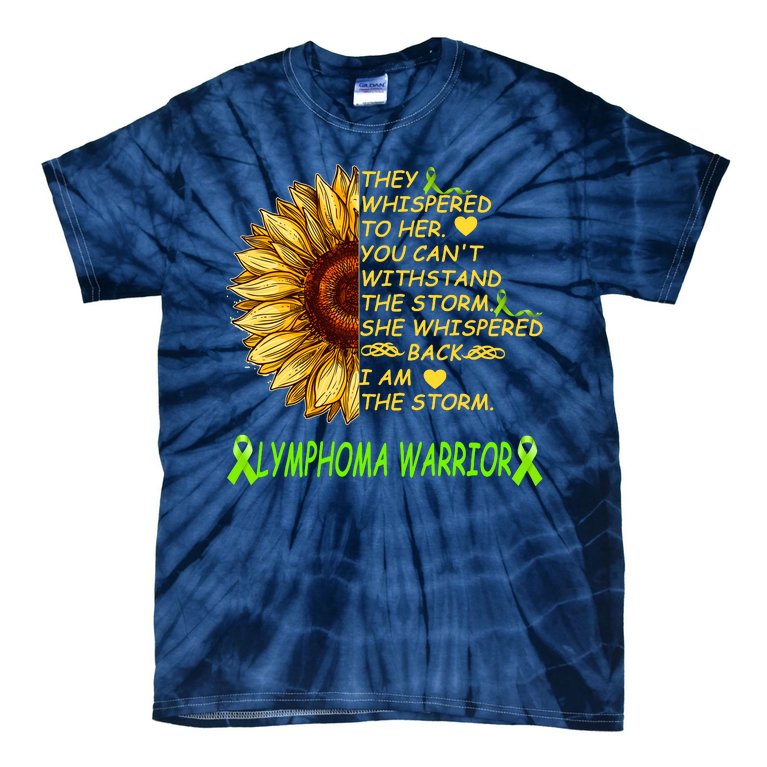 I Am The Storm Lymphoma Warrior Tie-Dye T-Shirt
