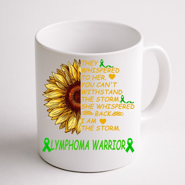 I Am The Storm Lymphoma Warrior Front & Back Coffee Mug