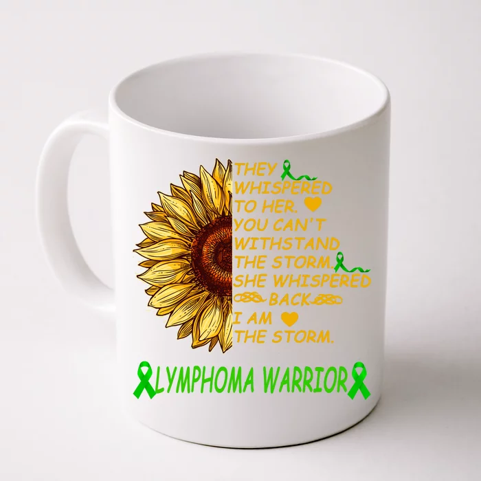 I Am The Storm Lymphoma Warrior Front & Back Coffee Mug