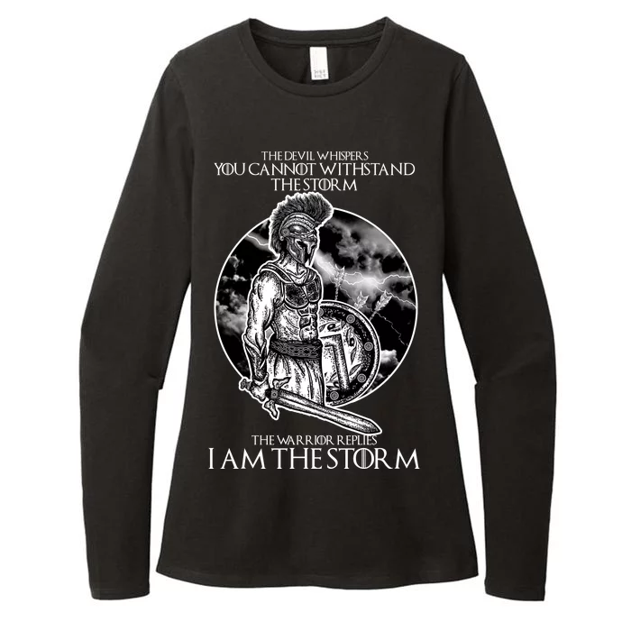 I Am The Storm Warrior Womens CVC Long Sleeve Shirt