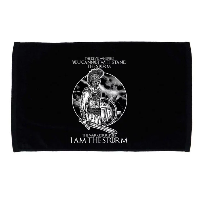 I Am The Storm Warrior Microfiber Hand Towel