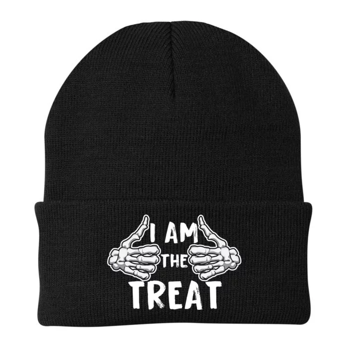 I Am The Treat Funny Halloween Knit Cap Winter Beanie