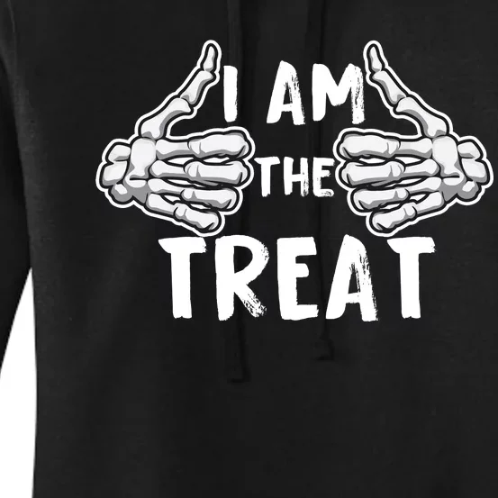 I Am The Treat Funny Halloween Women's Pullover Hoodie