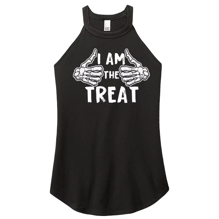 I Am The Treat Funny Halloween Women’s Perfect Tri Rocker Tank