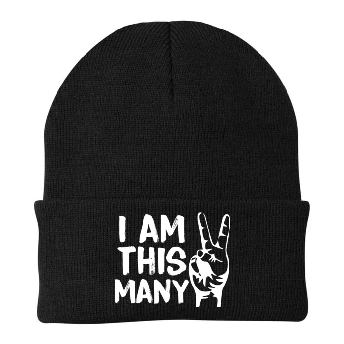 I AM This Many 2 Years Old Knit Cap Winter Beanie