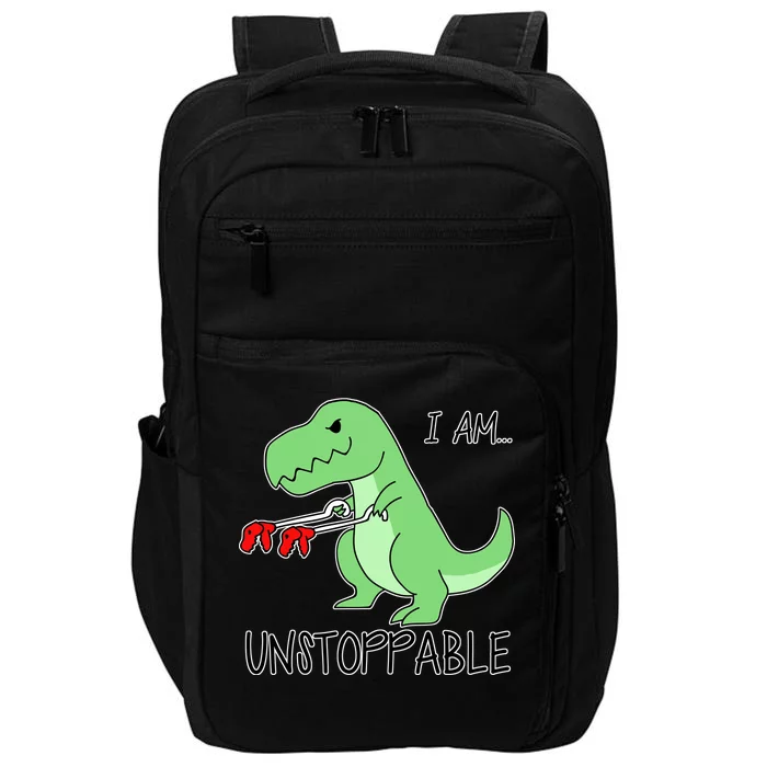 I Am Unstoppable Dinosaur Impact Tech Backpack