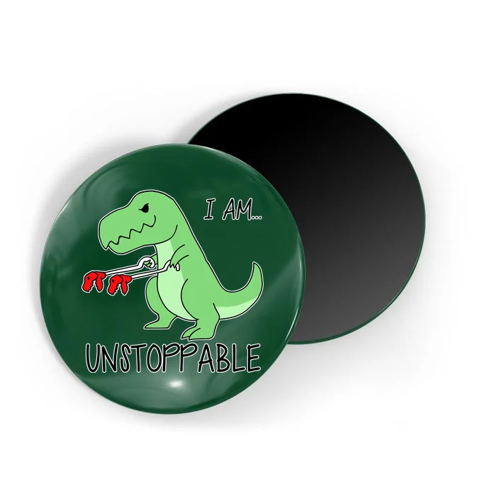 I Am Unstoppable Dinosaur Magnet