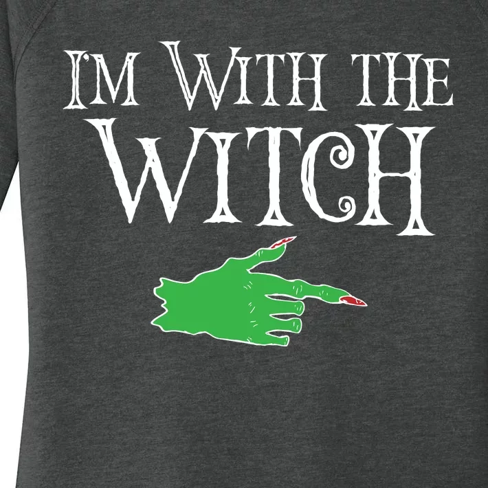 I Am With The Witch Women's Perfect Tri Tunic Long Sleeve Shirt