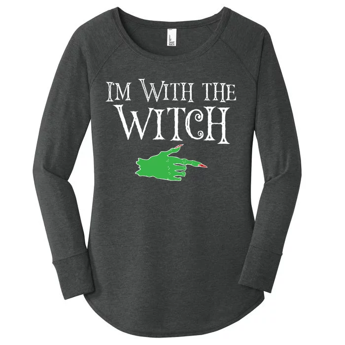 I Am With The Witch Women's Perfect Tri Tunic Long Sleeve Shirt