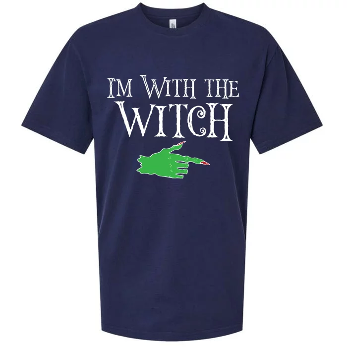 I Am With The Witch Sueded Cloud Jersey T-Shirt