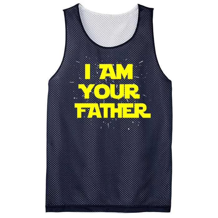 I Am Your Father Mesh Reversible Basketball Jersey Tank