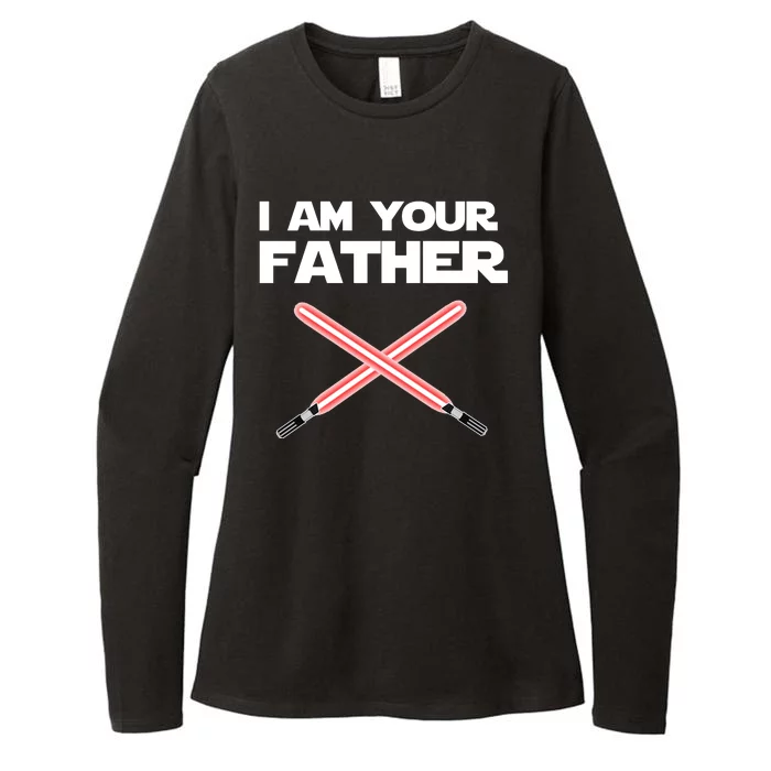 I Am Your Father Dad Lightsaber Womens CVC Long Sleeve Shirt