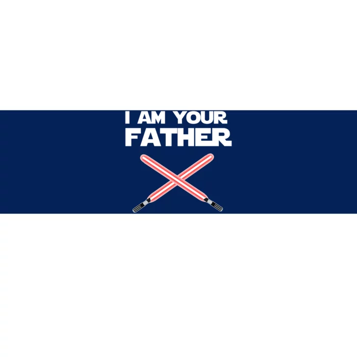 I Am Your Father Dad Lightsaber Bumper Sticker