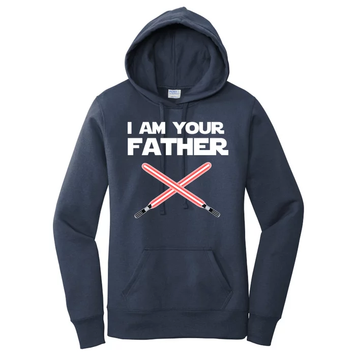 I Am Your Father Dad Lightsaber Women's Pullover Hoodie