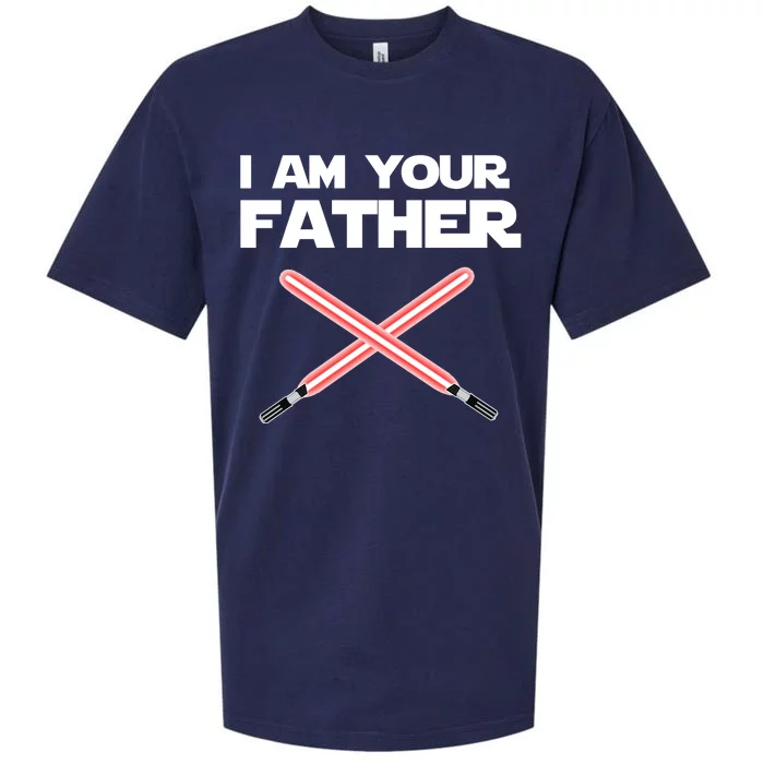 I Am Your Father Dad Lightsaber Sueded Cloud Jersey T-Shirt