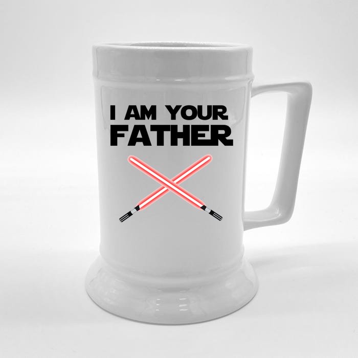 I Am Your Father Dad Lightsaber Front & Back Beer Stein