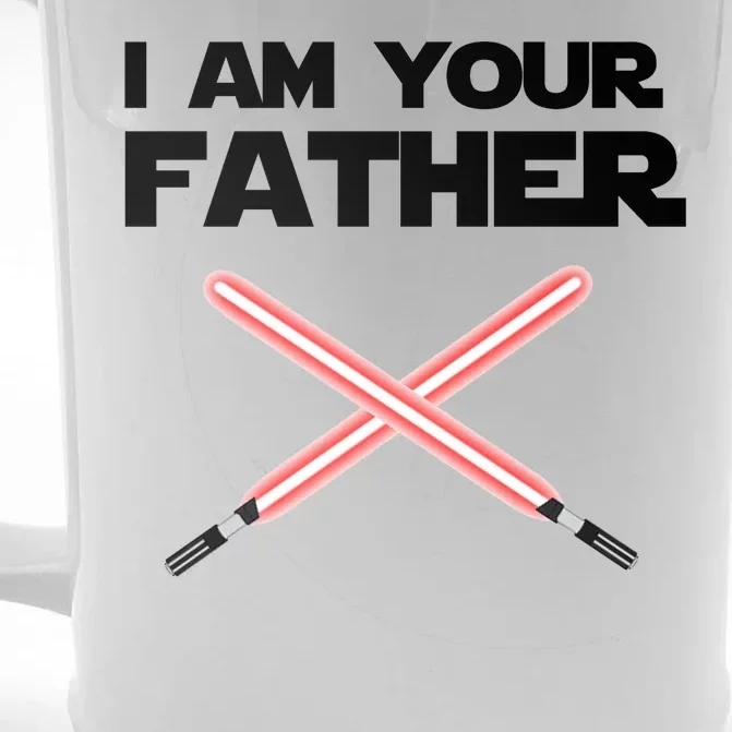 I Am Your Father Dad Lightsaber Front & Back Beer Stein